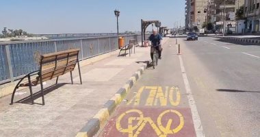 اتفرج على الحلاوة.. أول ممشى للدراجات على كورنيش النيل بسوهاج.. لايف