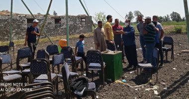صور .. فض 3 سرادقات لإقامة أفراح بكفر الشيخ وتشميع عبارتين بفوه