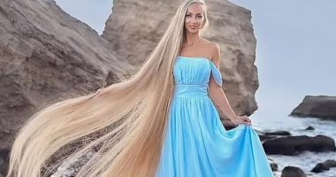 ربانزل الحقيقية تظهر فى أوكرانيا بطول شعر يصل لمترين.. اعرفى سر جماله