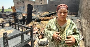أهالى قرية بالأقصر يروون تفاصيل الحريق الذى التهم 31 منزلا وحوش ماشية.. لايف وصور