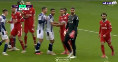 أليسون بيكر حديث المساء حول العالم.. حارس ليفربول ينقذ فريقه بهدف عالمى فى وست بروميتش.. 6 حراس فقط أحرزوا في تاريخ البريميرليج.. البرازيلى أول من يسجل بالرأس وصفقة انتقاله من روما بـ75 مليون يورو..فيديو وصور 