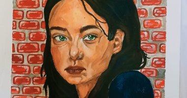 مريم تعبر عن موهبتها الفنية برسومات مميزة.. صور 