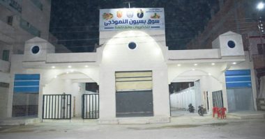 مجمع بسيون النموذجي لبيع الأسماك والخضروات بتكلفة 5 ملايين و600 ألف جنيه