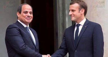 الرئيس السيسى لماكرون: مصر لن تقبل الإضرار بمصالحها المائية