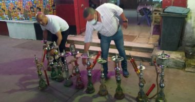 غلق 564 محلا ومقهى بالقاهرة لمخالفة مواعيد الغلق وتقديم الشيشة
