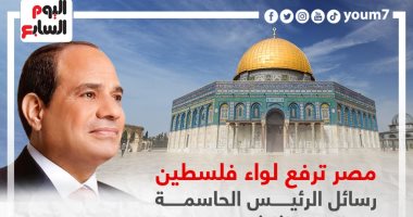 مصر ترفع لواء فلسطين.. رسائل الرئيس السيسى الحاسمة من قمة باريس.. إنفوجراف