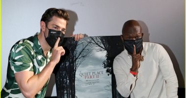 جون كراسينسكى يحضر عرض الجزء الثانى من فيلم A Quiet Place  مع الجمهور