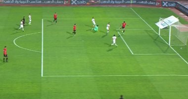 عمرو جمال يتقدم للطلائع فى مرمى الزمالك بالدقيقة 27.. فيديو وصور