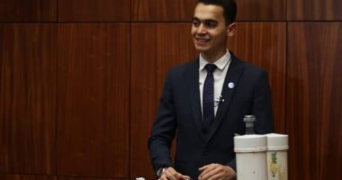 الطالب عمر البحيرى يحصد المركز الرابع عالميا فى مسابقة آيسف بمجال الهندسة البيئية