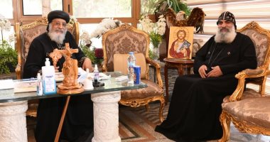 البابا تواضروس يستقبل كهنة بالكنيسة الأرثوذكسية فى ألمانيا وعمان وقطر