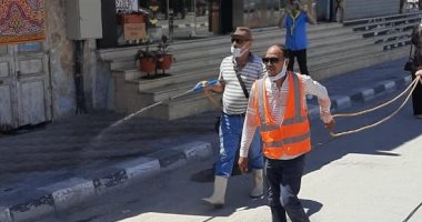 شمال سيناء تواصل حملة التطهير والتعقيم لمواجهة كورونا.. صور
