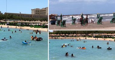 توافد المواطنين على الشواطئ بعد إعادة فتحها.. الإسكندرية تستقبل المصطافين بإجراءات احترازية مشددة.. النادى الاجتماعى بالغردقة الأكثر إقبالا.. كفر الشيخ تطهر شواطئها.. وتوافد على بورسعيد والعين السخنة.. صور
