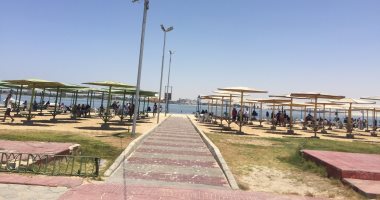 شواطئ الإسماعيلية تواصل استقبال المصطافين وسط إجراءات احترازية.. فيديو