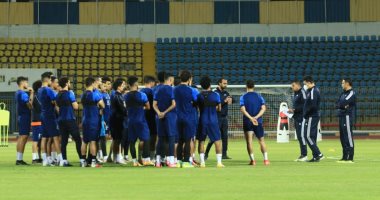 إيهاب جلال يظهر لأول مرة في تدريب الإسماعيلي بعد التعافي من كورونا.. صور