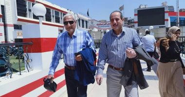 رئيس الزمالك السابق يصل النادى لإنهاء التسليم والتسلم للجنة حسين لبيب