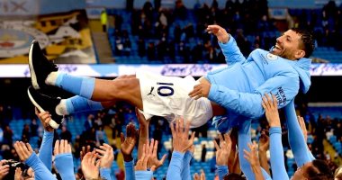 أجويرو: أول ألقابي مع مانشستر سيتي هو الأهم وتواجدي 10 سنوات شرف