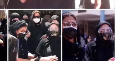 هالة صدقى عن وقوفها بجانب إيمى ودنيا في جنازة والدهما: كانوا تائهين من غير أمهم