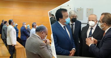 وزير التعليم العالى والخشت يفتتحان أول كلية للدراسات العليا للنانو تكنولوجى بالشرق الأوسط بفرع الشيخ زايد.. خالد عبد الغفار: استثمارات كبيرة لدعم الباحثين فى مجال النانو.. وهدفنا تخريج جيل جديد من المبدعين