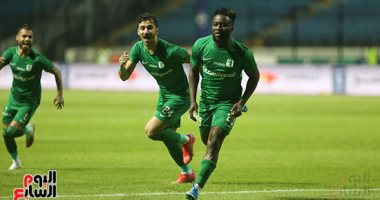 إيزي ايميكا يتقدم للمصرى أمام الزمالك فى الدقيقة الثانية.. فيديو وصور