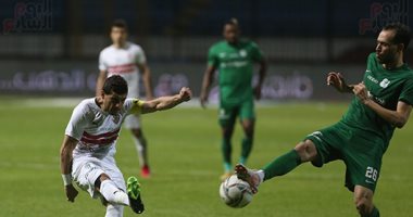 طرد طارق حامد من مواجهة الزمالك والمصري البورسعيدي.. فيديو