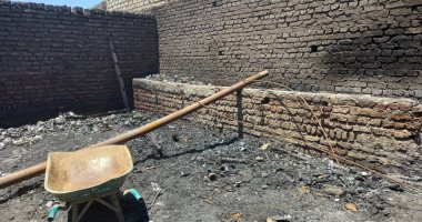 السيطرة على حريق بأحواش الجزارين الملاصقة لمجزر سفاجا دون إصابات.. صور