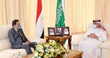 رئيس مجلس الشورى السعودى خلال لقائه كرم جبر:  السيسى قدم لمصر والمنطقة كلها إنجازات غير مسبوقة