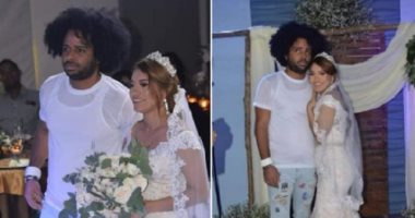 المطرب نفاسيس مش أول واحد.. مشاهير بإطلالات غير تقليدية فى حفل زفافهم