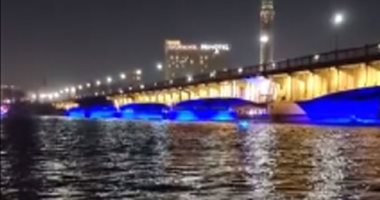 "إيه الجمال ده.". القعدة تحت الكوبرى فى مصر متعة ليلاً (فيديو)