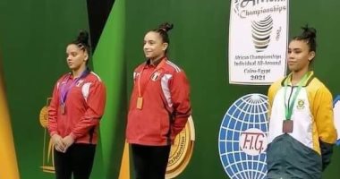 زينة إبراهيم لاعبة الجمباز تتاهل لأولمبياد طوكيو