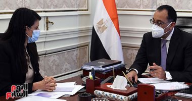 رئيس الوزراء يبحث مع وزيرة التعاون المشروعات الجارى تنفيذها مع شركاء التنمية.. صور
