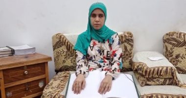 ولسه جوه القلب نور وأمل.. عائشة طالبة كفيفة تتفوق فى اللغة الفصيحة.. لايف