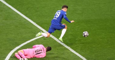 هافيرتز يفتتح أهداف تشيلسي ضد مانشستر سيتي بالدقيقة 42.. فيديو