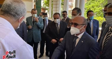 وزير العدل يفتتح مبنى الخدمات فى نادى قضاة الإسكندرية.. فيديو وصور