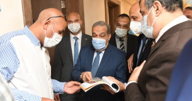 وزير الإنتاج الحربى يتفقد مبنى الوزارة فى العاصمة الإدارية الجديدة.. صور