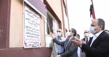 محافظ الغربية يفتتح 3 مدارس ومحطة صرف صحى فى طنطا بـ120 مليون جنيه