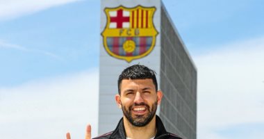 برشلونة يعلن رسمياً ضم أجويرو لمدة موسمين وشرط جزائى 100 مليون يورو