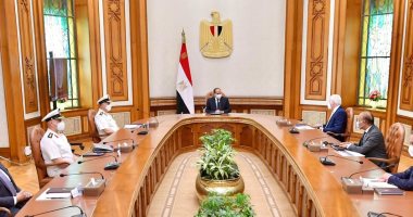الرئيس السيسى يستقبل رئيس شركة لورسن الألمانية العالمية فى مجال صناعة السفن