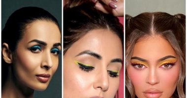 5 أفكار مكياج عيون ساحرة على طريقة المشاهير.. ألوان مشرقة ورسمات جريئة
