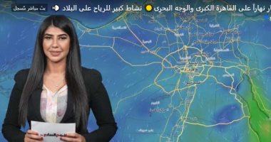 طقس حار نهاراً على القاهرة الكبرى والوجه البحرى.. نشاط كبير للرياح على البلاد.. فيديو