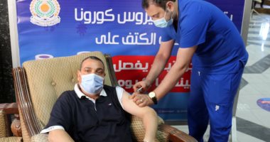 تدشين مقر ثانى للتطعيم بلقاح فيروس كورونا للعاملين بقطاع التعليم بجامعة المنصورة