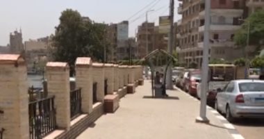 سحر وجمال .. الانتهاء من تطوير كورنيش النيل بزفتى فى الغربية