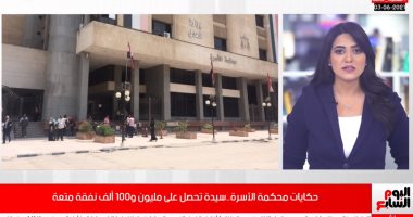 حكايات محكمة الأسرة.. سيدة تحصل على مليون و100 ألف نفقة متعة.. فيديو