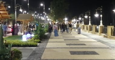 كورنيش الأقصر بعد التطوير.. ممشى عالمى يخدم السياحة وأهالى المحافظة.. صور