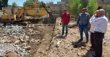 مدينة إسنا تواصل إنشاءات مجمع خدمات المواطنين بقرية الكيمان ضمن حياة كريمة