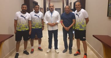محافظ أسوان يزور معسكر  الفريق استعداداً لمواجهة الزمالك