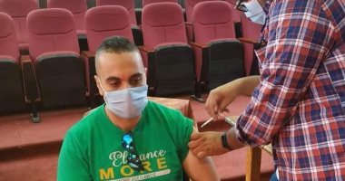بدء تلقى مراقبى امتحانات جامعة بورسعيد لقاح كورونا.. صور