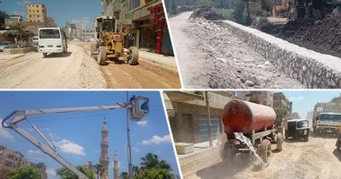 لتوفير حياة كريمة.. تكسية وتبطين ترع ورصف طرق بمدينة وقرى دسوق وتطوير إنارة ميدان الإبراهيمي بكفر الشيخ.. صور