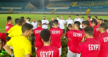تدريب قوى للمنتخب الأولمبى باستاد السويس استعدادا لـجنوب أفريقيا.. صور