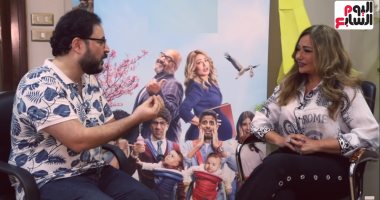 النجمة ليلى علوى تتحدث عن فيلمها ماما حامل فى تليفزيون اليوم السابع