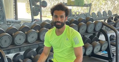 محمد صلاح يستغل العطلة الصيفية في مصر لمواصلة التدريبات.. صورة